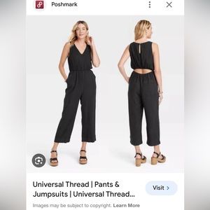 Universal Thread wide leg open back jumpsuit